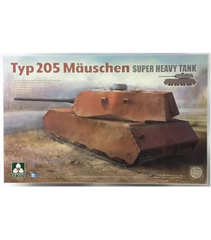 Amazon.com: Takom Sprue Brothers 1:35 Vk168.01(P) Super Heavy Tank